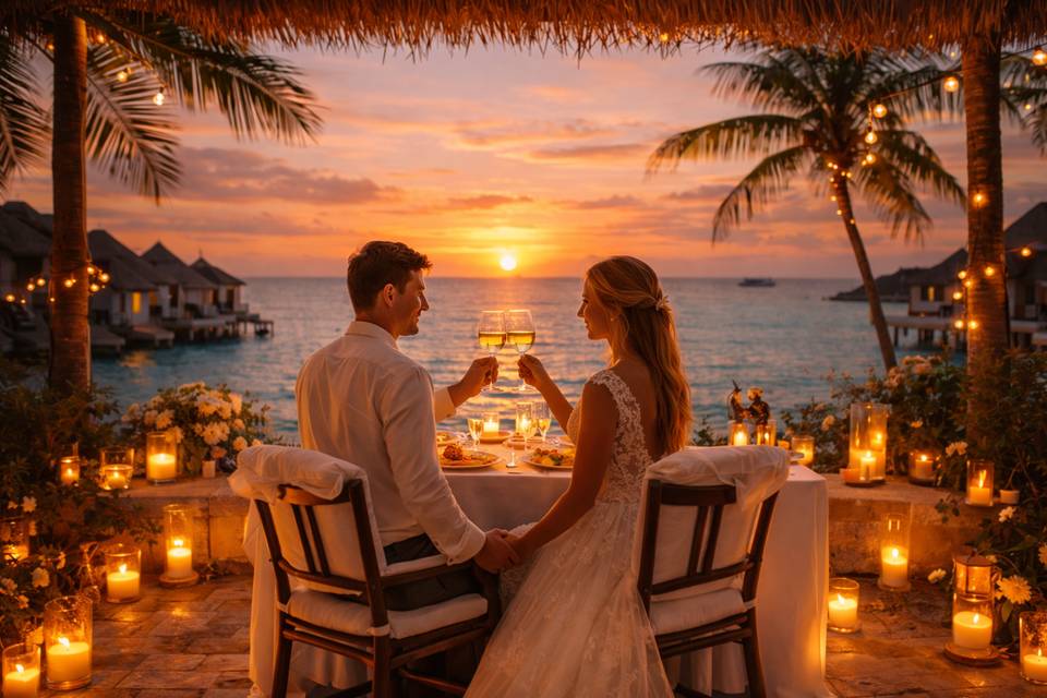 Dîner romantique à deux