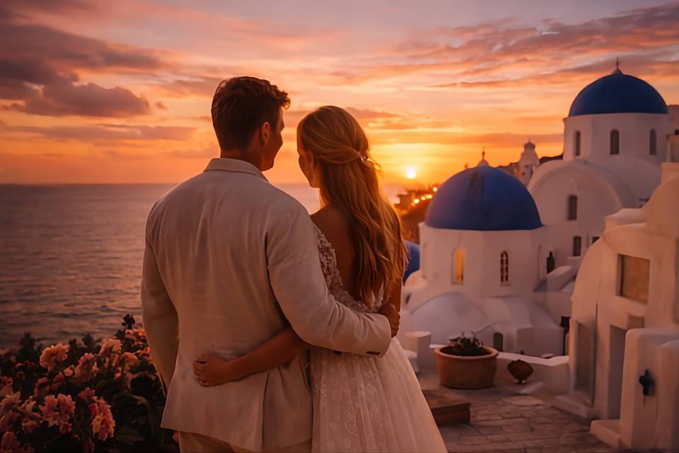 Romance au soleil couchant