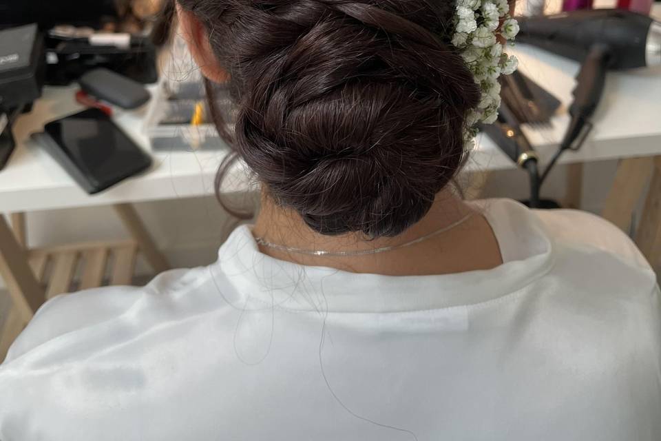 Chignon boheme chic