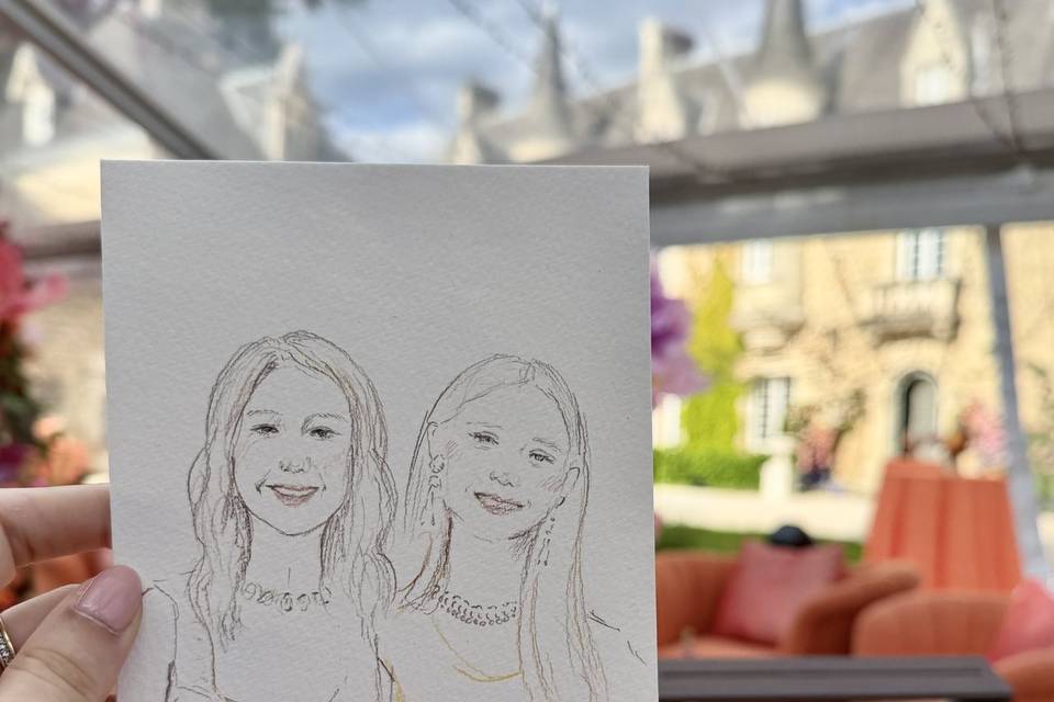 Croquis invités 6min/personne