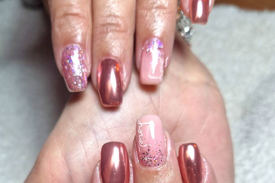 Ongles mariée