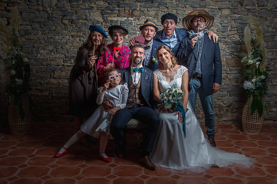 Photo de famille mariage