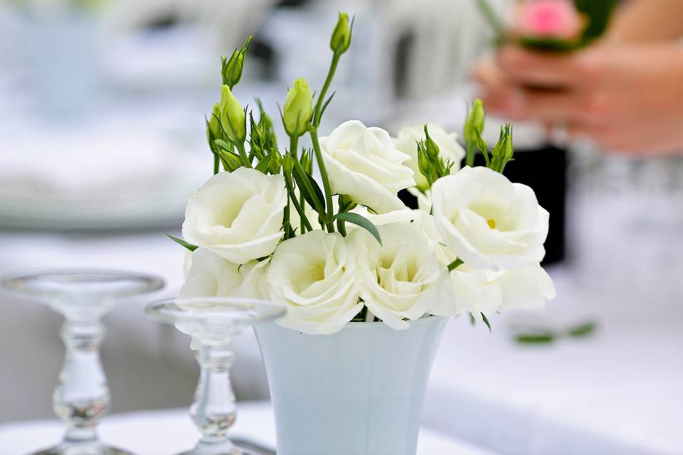 Décoration de table du mariage