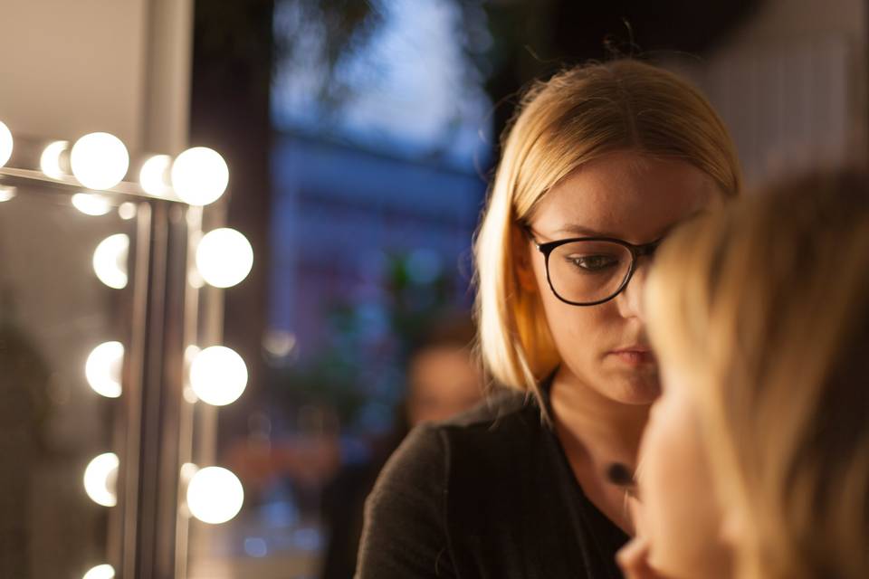 Backstage soirée l'Oréal