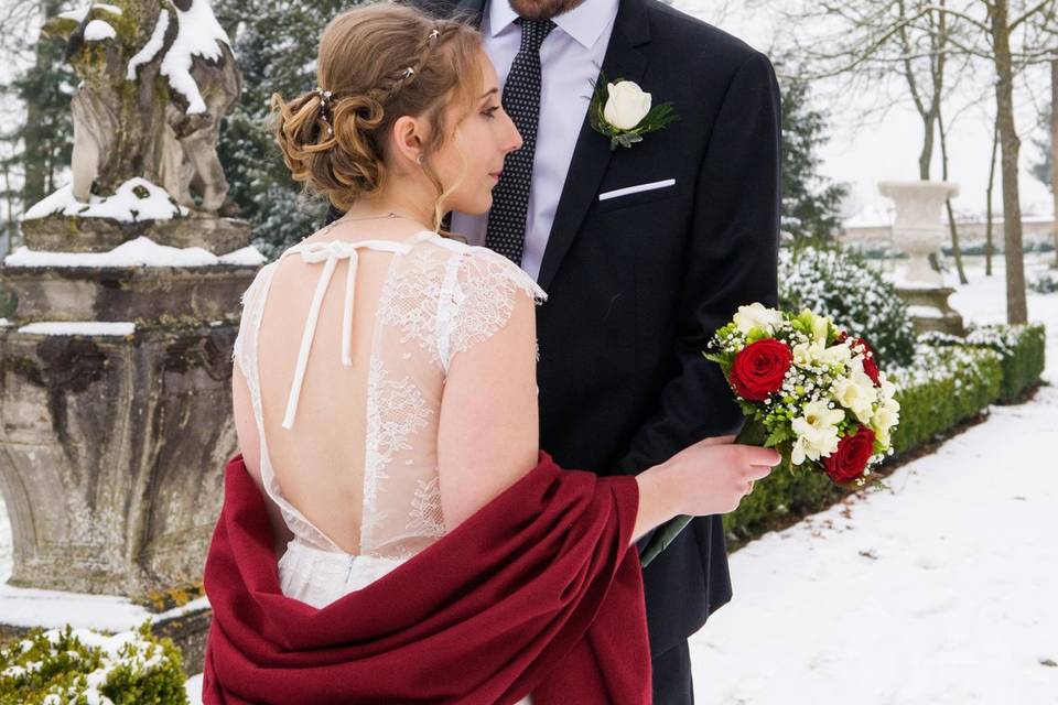 Mariage en hiver à Nancy