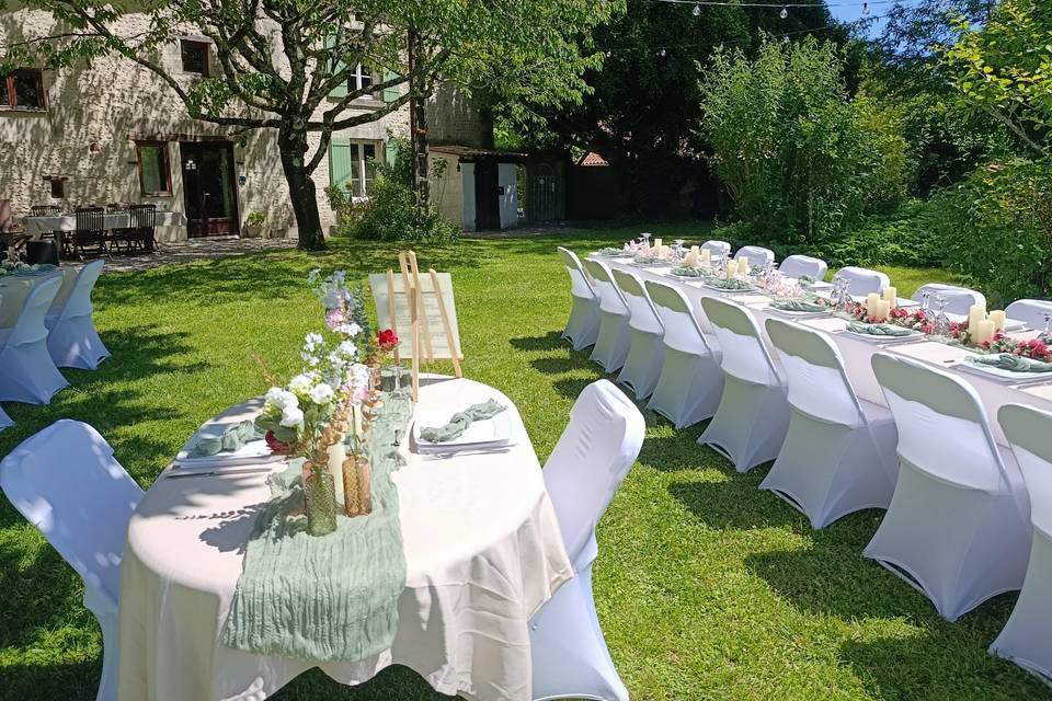 Repas dans la parc