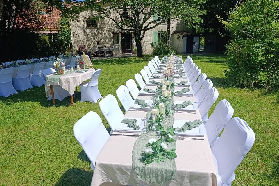 Repas dans le parc
