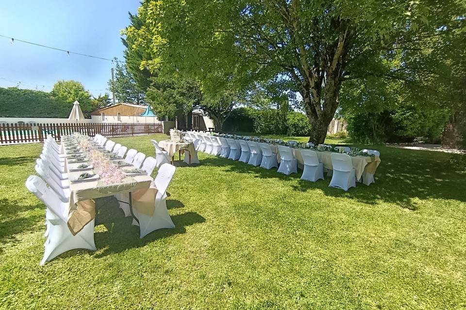 Repas dans le parc