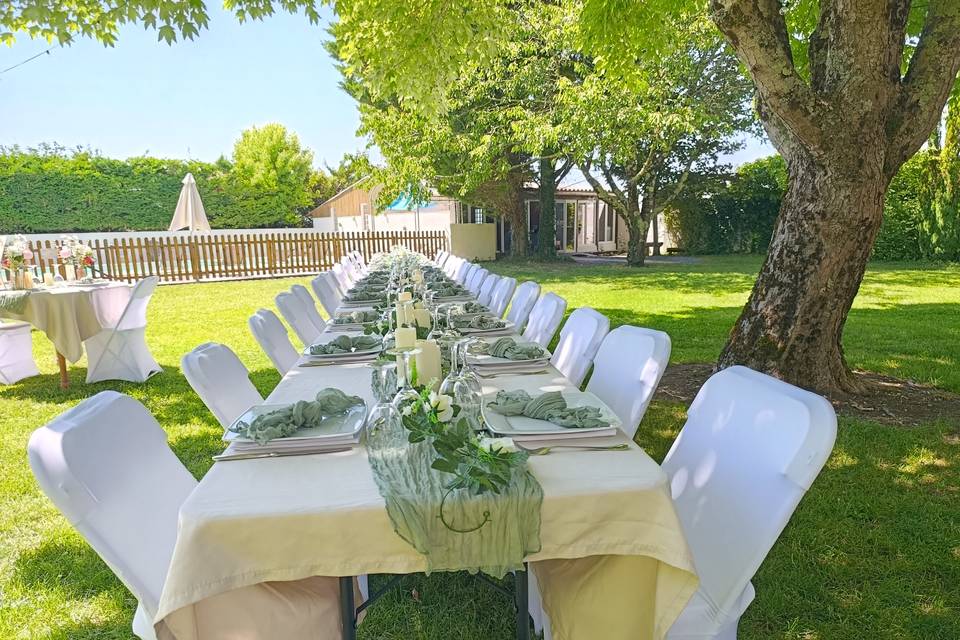 Repas dans le parc