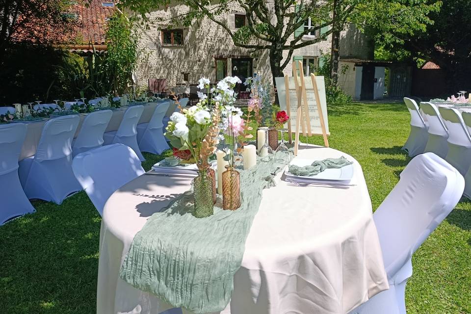 Repas dans le parc