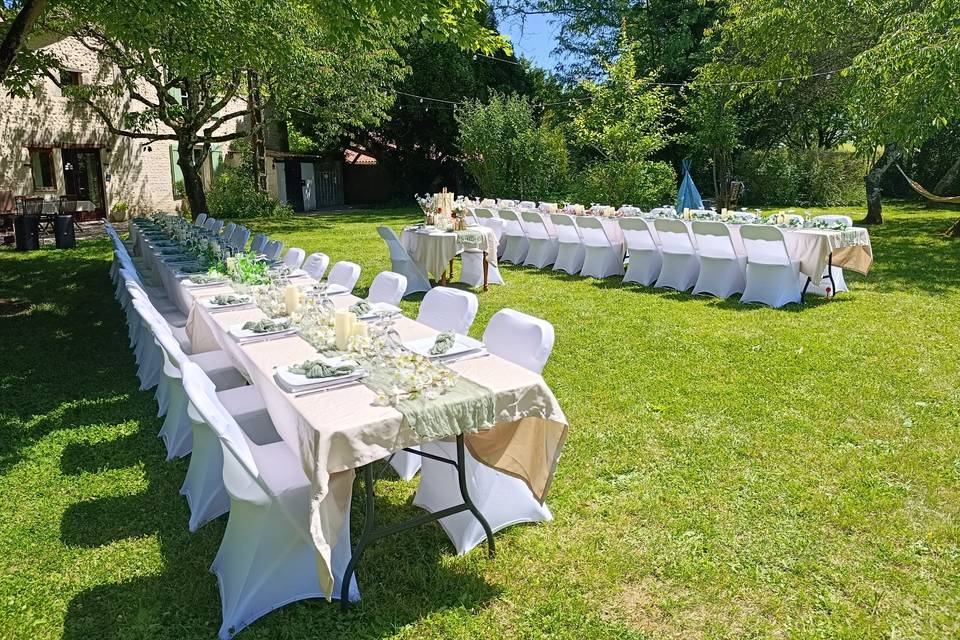 Repas dans le parc