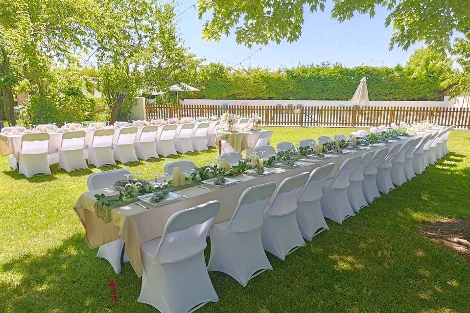 Repas dans le parc