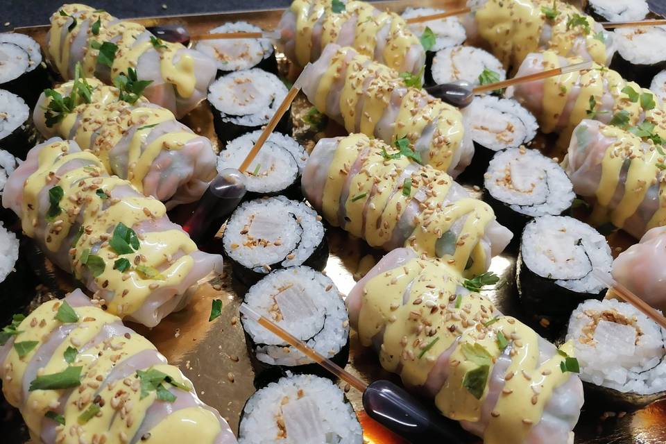 Rouleaux et makis