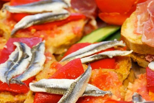 Pan Con Tomate - Anchois