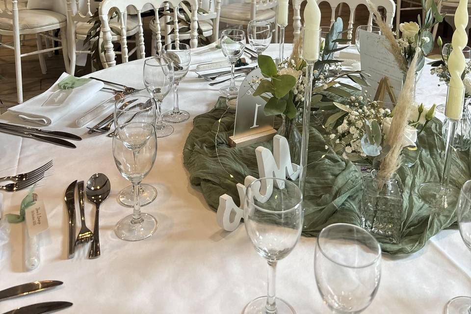 Table mariés