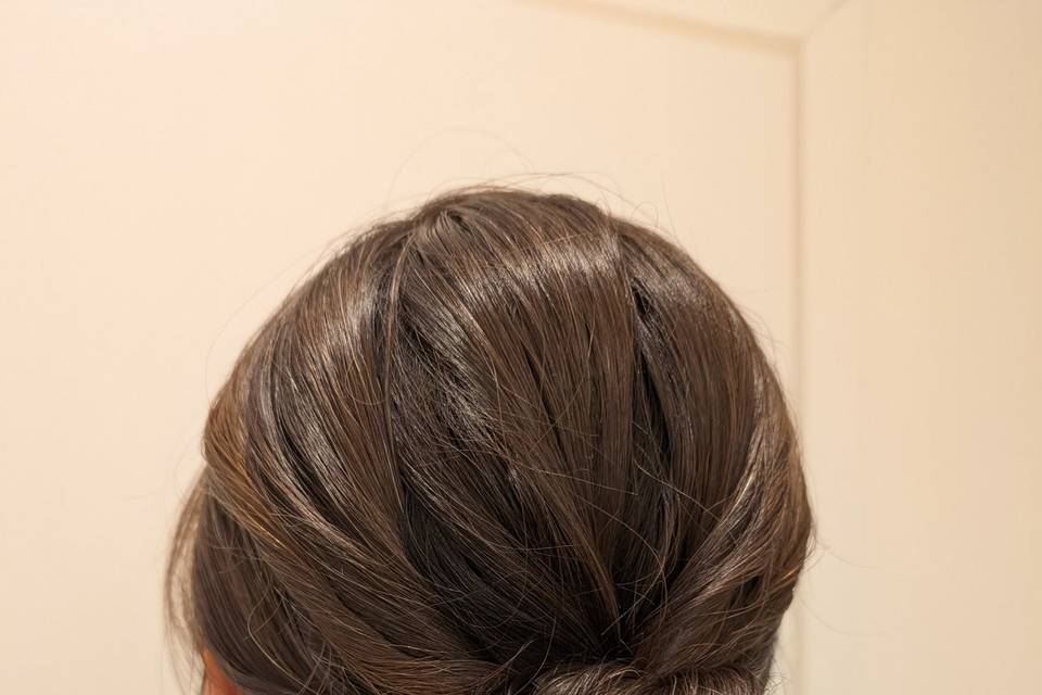 Chignon invitée