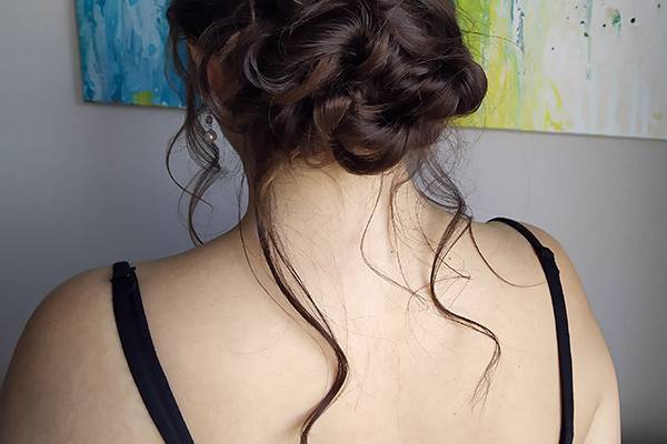 Chignon bas flou