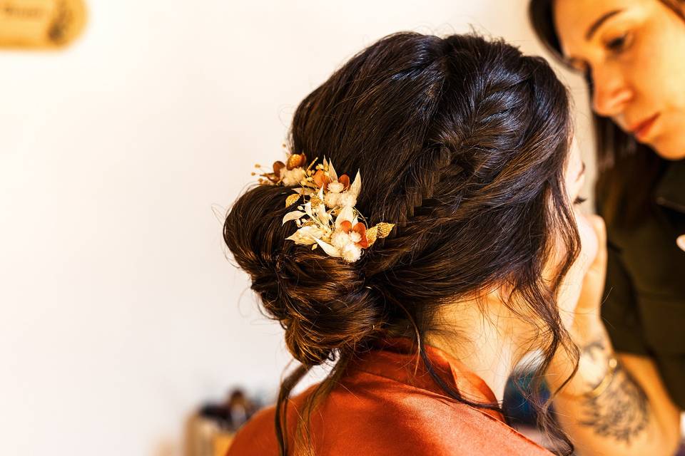 Chignon bohéme