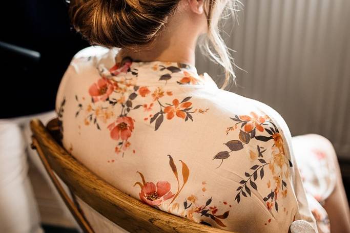 Chignon bas boheme long