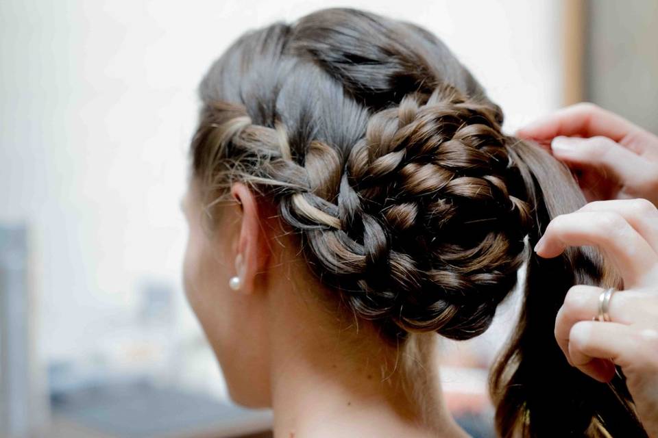 Chignon natte