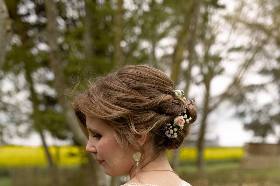 Chignon romantique