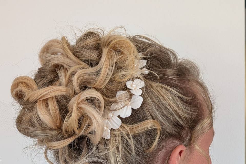 Chignon avec extensions