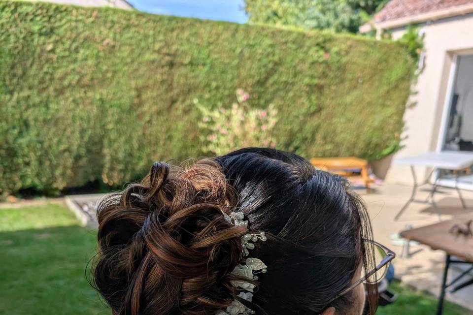 Chignon haut