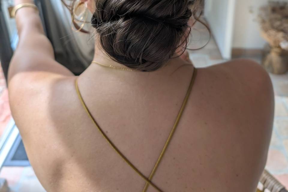 Chignon invitée