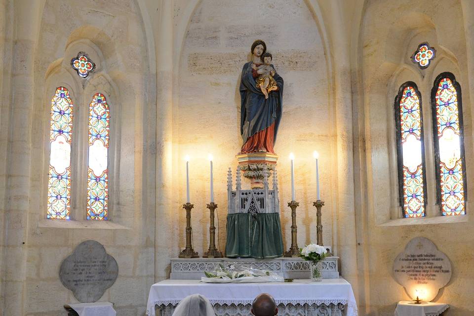 église bouquet de Marie