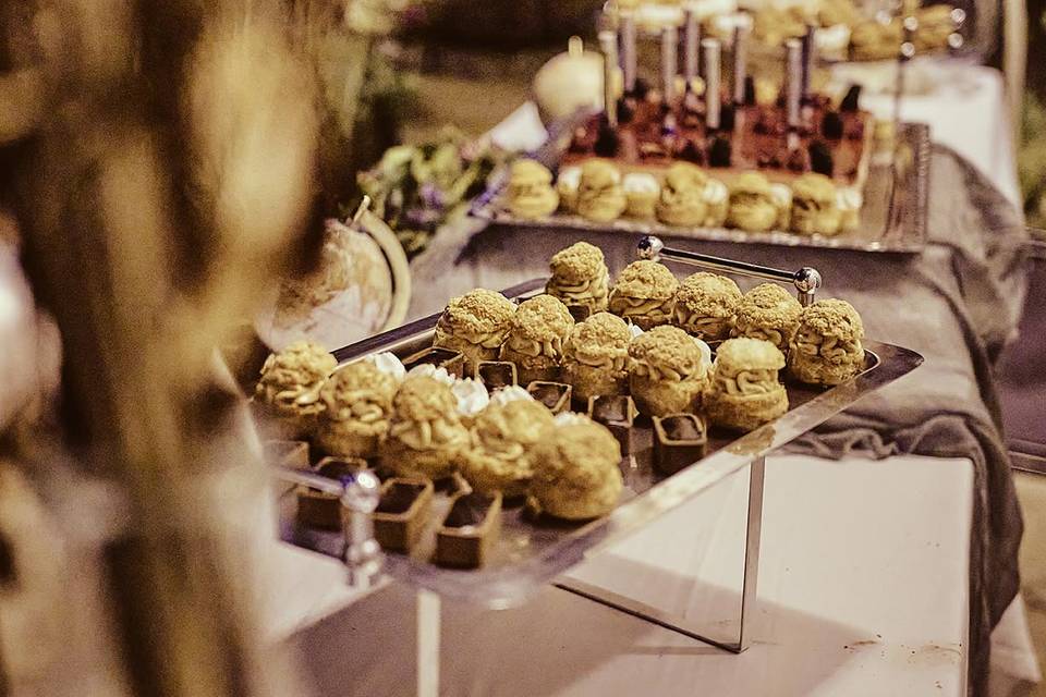 Présentation de dessert