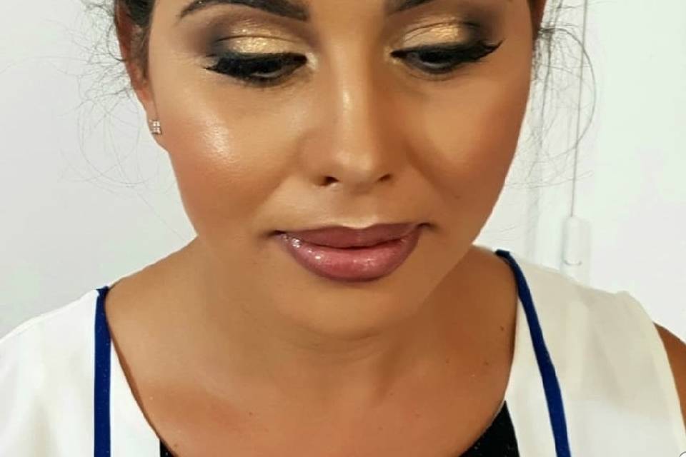 Maquillage sophistiqué