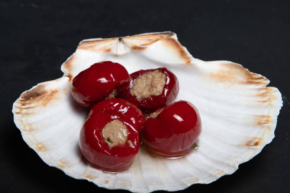 Poivrons marinés au thon