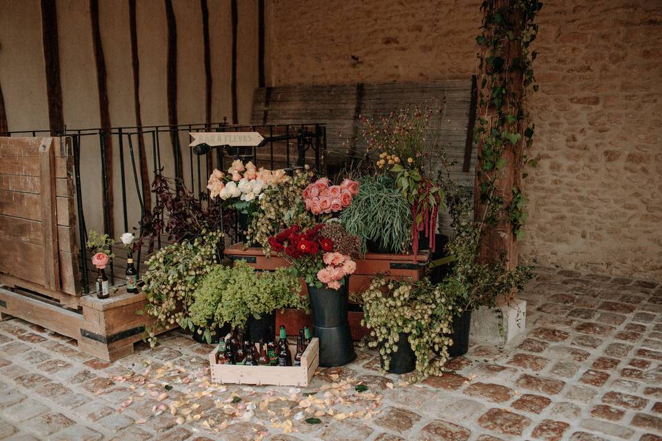 Bar à fleurs Aude & Damien