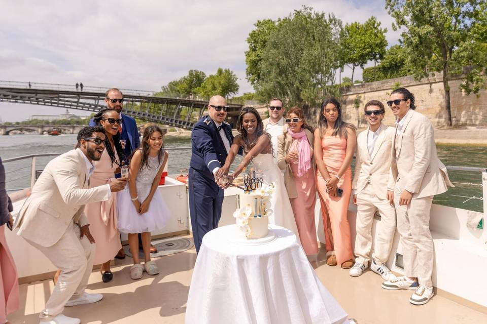 Mariage à bord du Gavroche