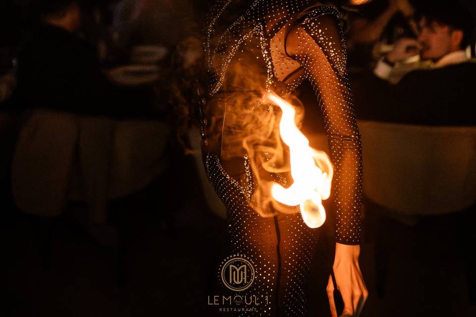 Fire eating