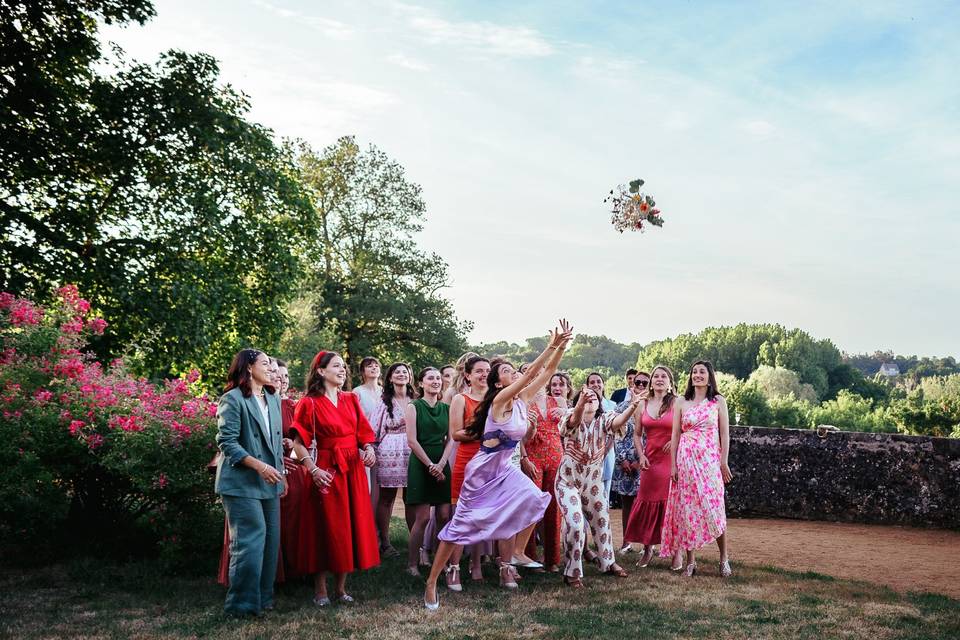 Lancer de bouquet