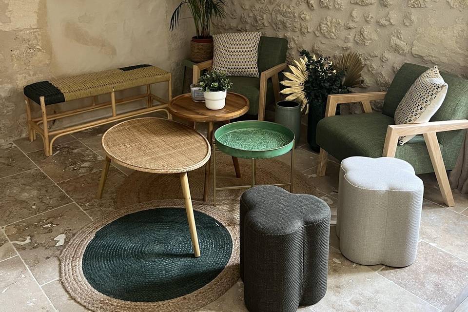 Salon petit gîte