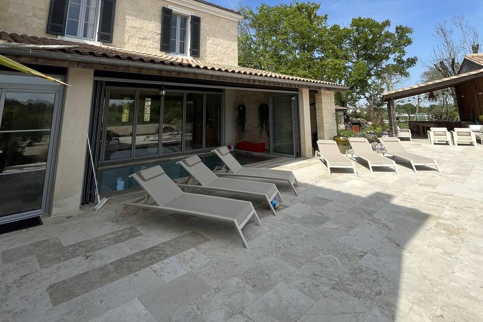 Terrasse piscine