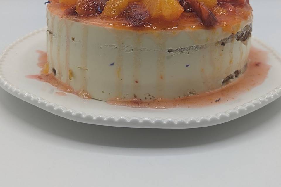 Naked cake orange