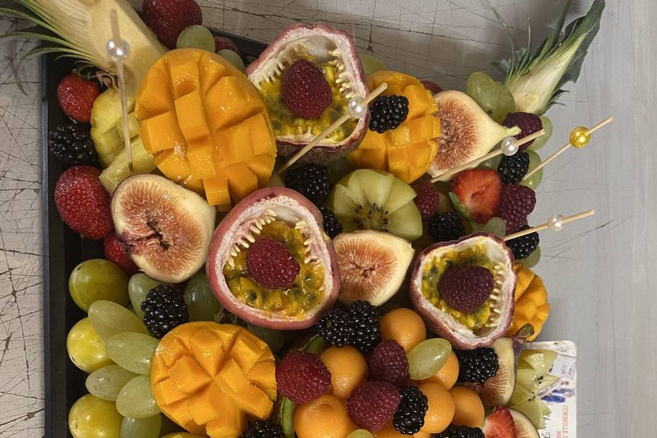 Fruits découpés