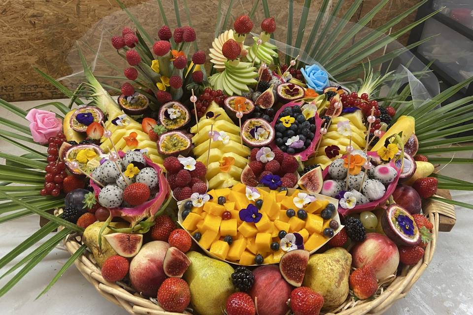 Fruits découpés