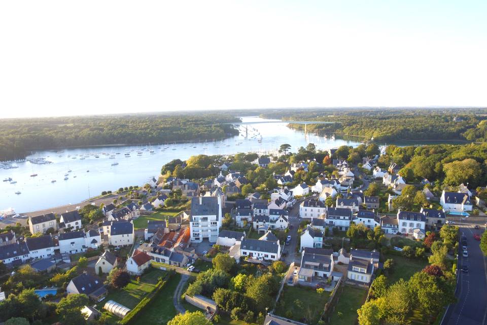 Une vue au drone.