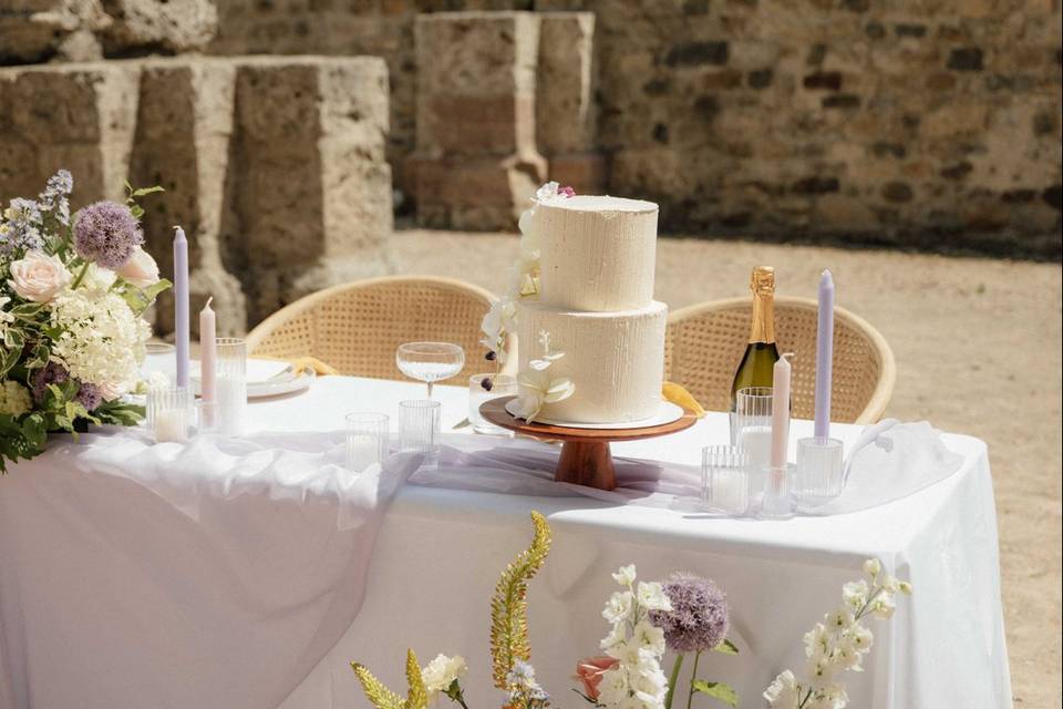 Table des mariés