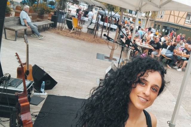 Lors d'une animation plein air