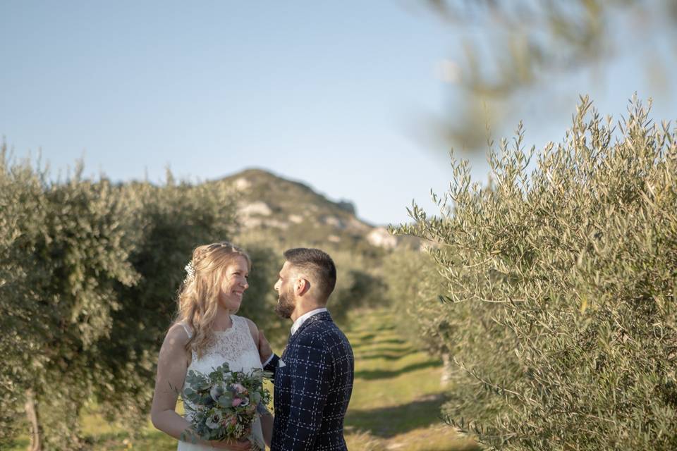 Mariage dans les alpilles