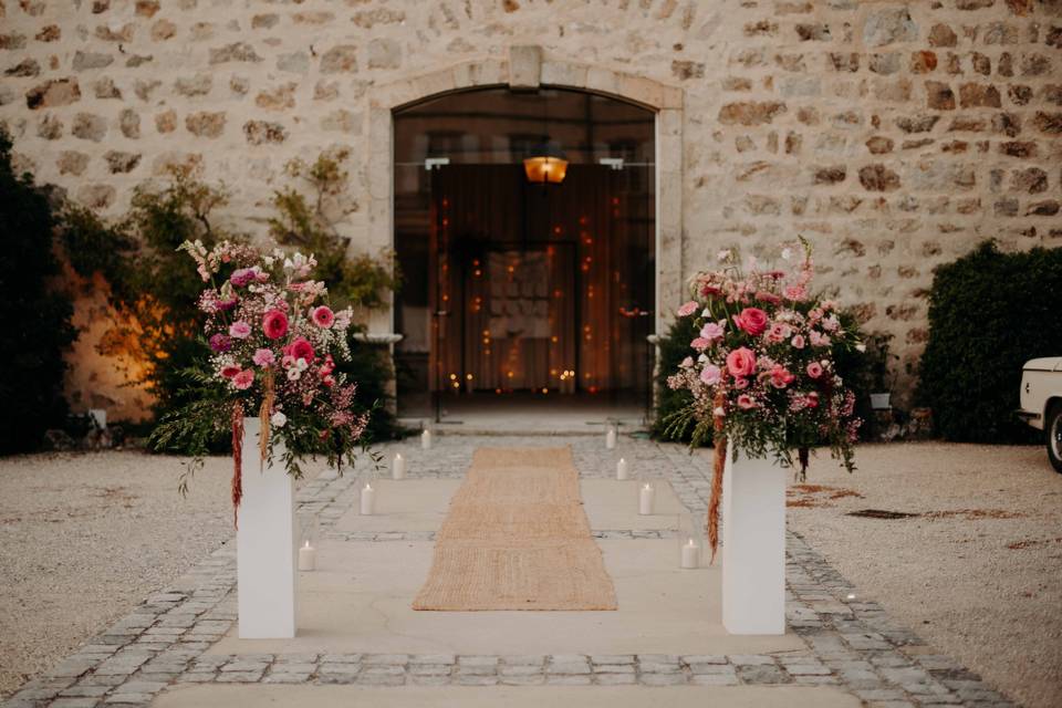 Décoration mariage en Ardèche