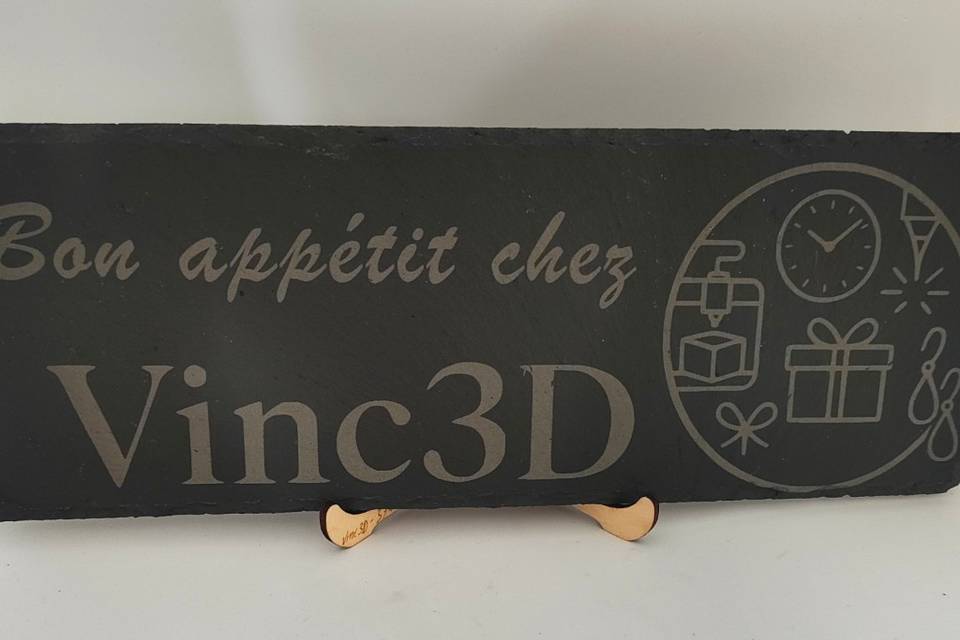 Ardoise de présentation