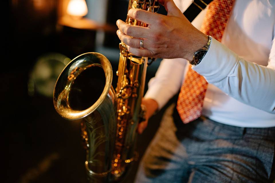 Prestation Saxophoniste