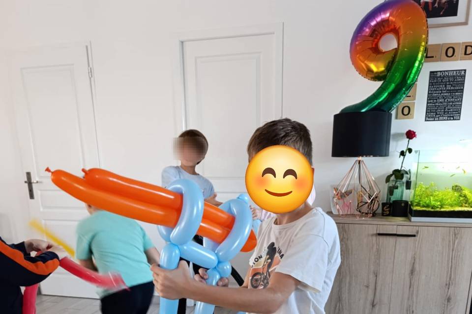 Sculpture sur ballon