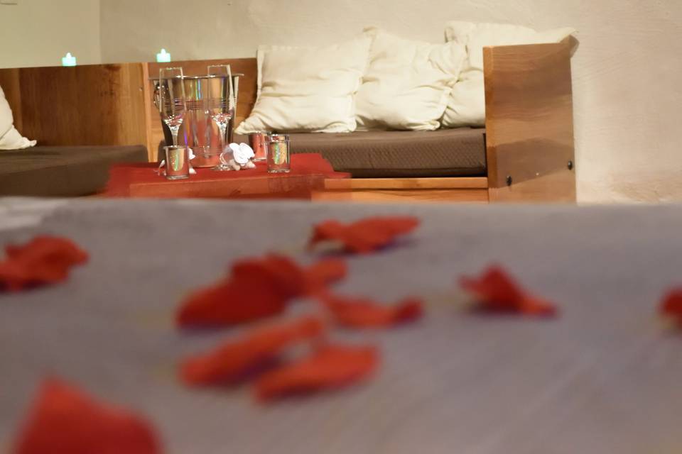 Décoration gîte mariés